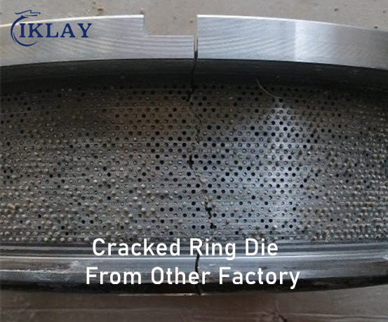 Why did pellet mill ring die always crack?